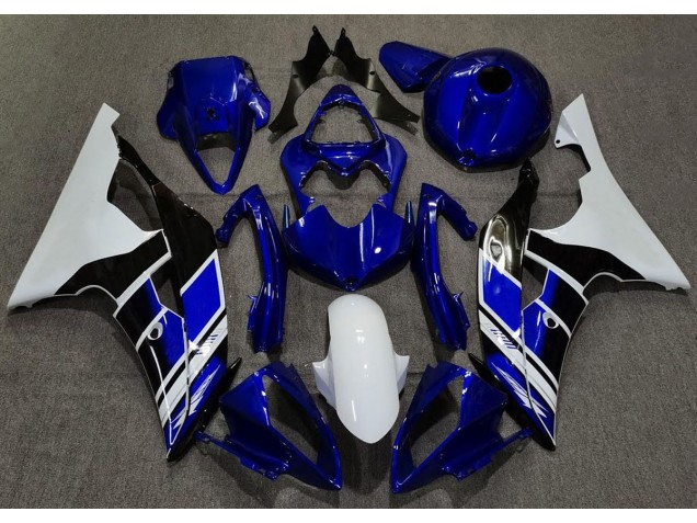 08-16 Tiefes Blau & Weiß Benutzerdefiniert R6 Motorrad Verkleidung 08-16 Tiefes Blau & Weiß Benutzerdefiniert R6 Motorrad Verkleidung