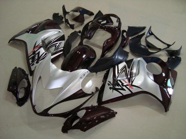 08-20 Silber Schwarz GSXR 1300 Motorrad Verkleidung 08-20 Silber Schwarz GSXR 1300 Motorrad Verkleidung