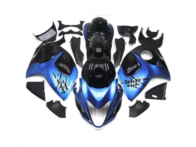 08-20 Tiefes Blau Mit Schwarz Benutzerdefiniert GSXR 1300 Motorrad Verkleidung 08-20 Tiefes Blau Mit Schwarz Benutzerdefiniert GSXR 1300 Motorrad Verkleidung