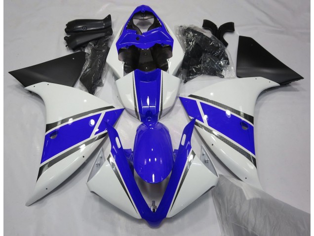 09-11 Glänzend Weiß & Blau R1 Motorrad Verkleidung 09-11 Glänzend Weiß & Blau R1 Motorrad Verkleidung