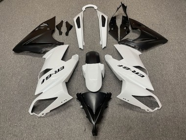 09-11 Weiß Schwarz Logo Ninja 650R Motorrad Verkleidung