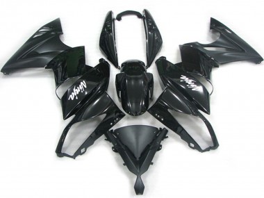 09-11 Schwarz Matt Glanz Ninja 650R Motorrad Verkleidung