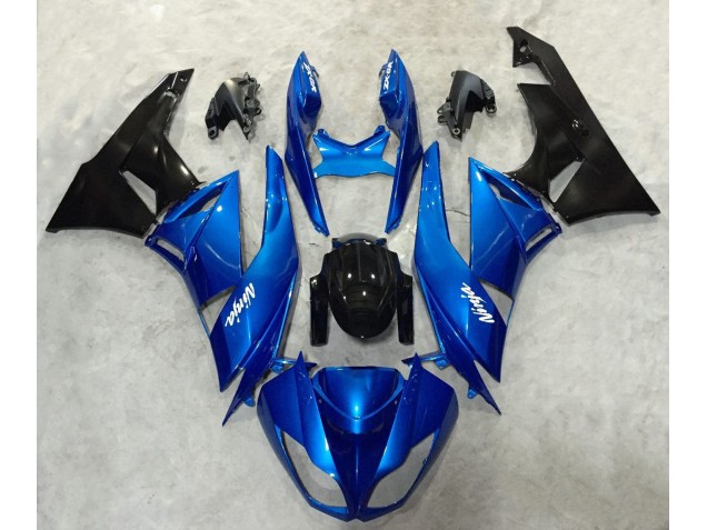 09-12 Blau & Schwarz Ninja ZX6R Motorrad Verkleidung 09-12 Blau & Schwarz Ninja ZX6R Motorrad Verkleidung