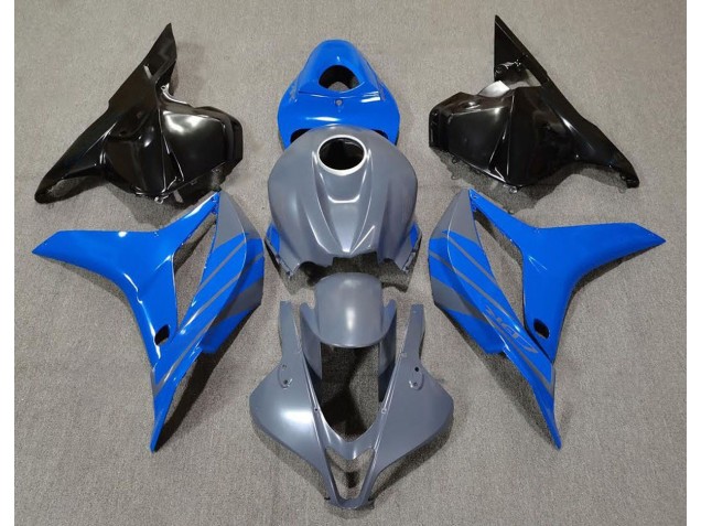 09-12 Doppelblau Auf Grau CBR600RR Motorrad Verkleidung 09-12 Doppelblau Auf Grau CBR600RR Motorrad Verkleidung