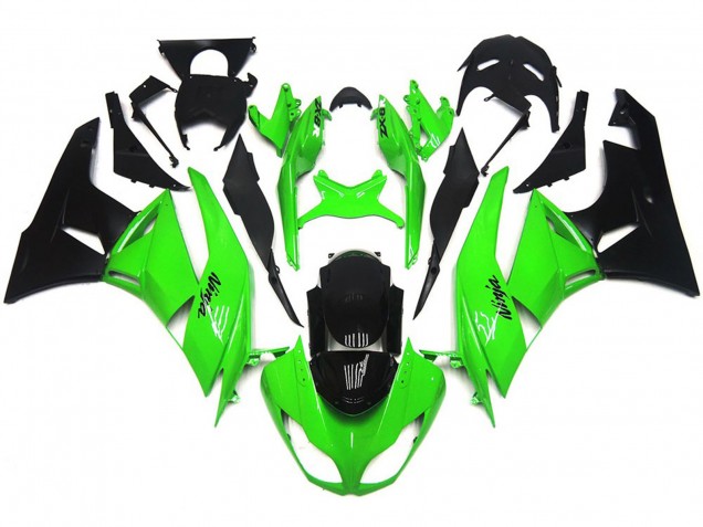 09-12 Dunkelglänzend Grün Scharf ZX6R Motorrad Verkleidung
