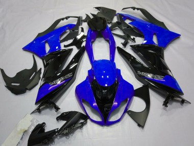 09-12 Glänzend Blau & Schwarz ZX6R Motorrad Verkleidung