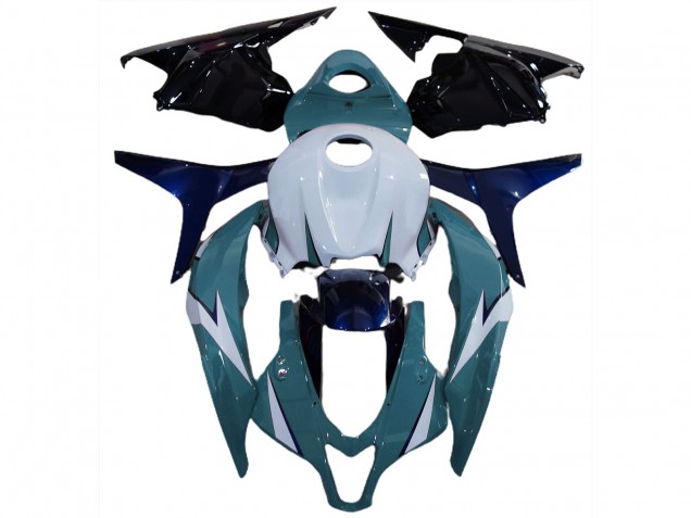 09-12 Glänzend Hellblau & Blau CBR600RR Motorrad Verkleidung 09-12 Glänzend Hellblau & Blau CBR600RR Motorrad Verkleidung