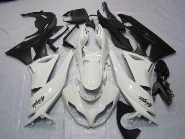 09-12 Glänzend Weiß ZX6R Motorrad Verkleidung