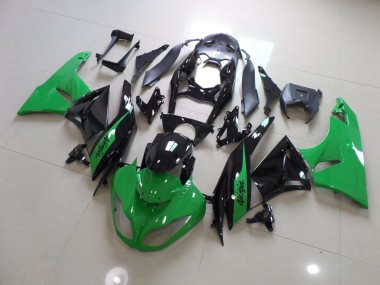 09-12 Grün Schwarz Ninja ZX6R Motorrad Verkleidung