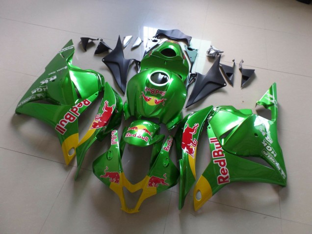 09-12 Grünrot Bull CBR600RR Motorrad Verkleidung 09-12 Grünrot Bull CBR600RR Motorrad Verkleidung