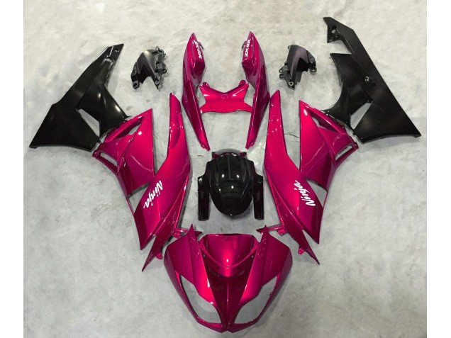 09-12 Kräftiges Rot Glänzend ZX6R Motorrad Verkleidung