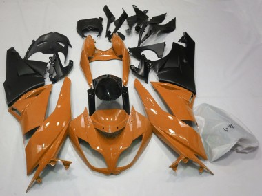 09-12 Orange Glänzend & Schwarz ZX6R Motorrad Verkleidung