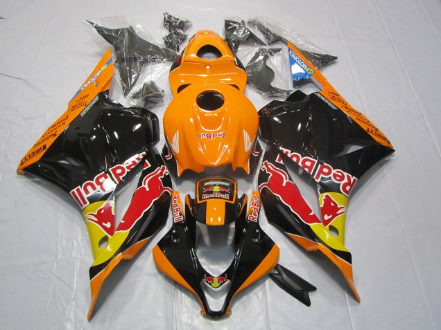 09-12 Orangerot Bull CBR600RR Motorrad Verkleidung 09-12 Orangerot Bull CBR600RR Motorrad Verkleidung