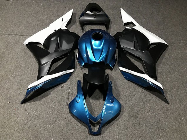 09-12 Perlblau Nach Maß CBR600RR Motorrad Verkleidung