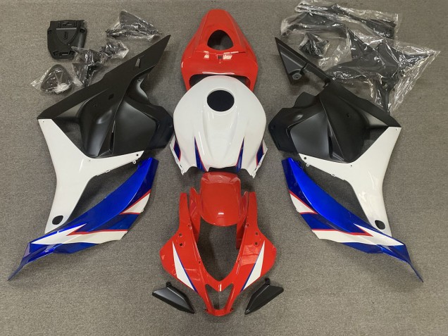 09-12 Rot Glänzend Blau & Weiß CBR600RR Motorrad Verkleidung