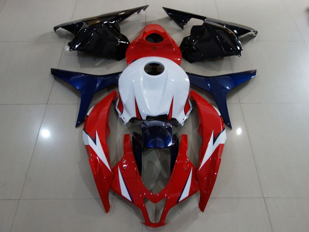 09-12 Rot Glänzend / Weiß CBR600RR Motorrad Verkleidung 09-12 Rot Glänzend / Weiß CBR600RR Motorrad Verkleidung