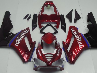 09-12 Rot Glänzend Daytona 675 Motorrad Verkleidung