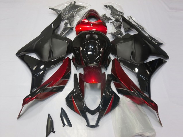 09-12 Rot Glänzend & Schwarz CBR600RR Motorrad Verkleidung 09-12 Rot Glänzend & Schwarz CBR600RR Motorrad Verkleidung