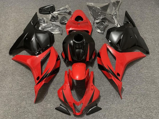 09-12 Rot & Matt Schwarz CBR600RR Motorrad Verkleidung 09-12 Rot & Matt Schwarz CBR600RR Motorrad Verkleidung