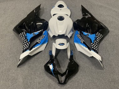 09-12 Schwarz Blau & Weiß CBR600RR Motorrad Verkleidung