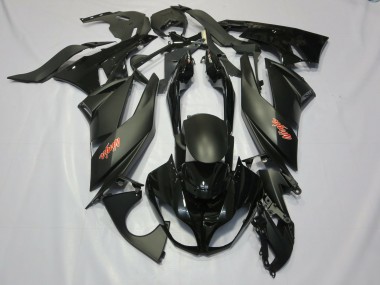 09-12 Schwarz ZX6R Motorrad Verkleidung