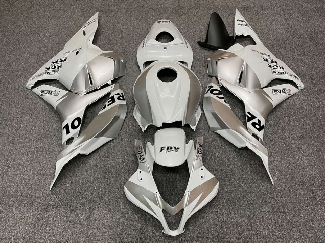 09-12 Silber Repsol CBR600RR Motorrad Verkleidung