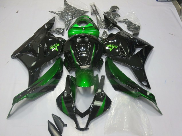 09-12 Spezial Grün Glänzendes Schwarz CBR600RR Motorrad Verkleidung 09-12 Spezial Grün Glänzendes Schwarz CBR600RR Motorrad Verkleidung