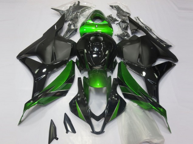 09-12 Spezial Grün Mattiertes Schwarz CBR600RR Motorrad Verkleidung 09-12 Spezial Grün Mattiertes Schwarz CBR600RR Motorrad Verkleidung