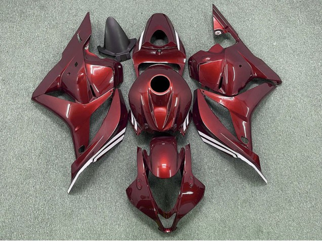 09-12 Weinrot CBR600RR Motorrad Verkleidung 09-12 Weinrot CBR600RR Motorrad Verkleidung