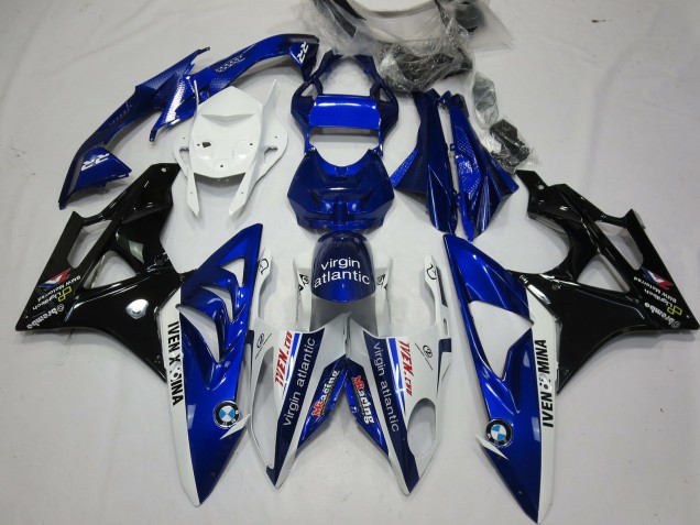 09-14 Alien Blau & Weiß S1000RR Motorrad Verkleidung 09-14 Alien Blau & Weiß S1000RR Motorrad Verkleidung