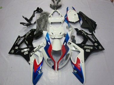 09-14 Alien Blau & Weiß S1000RR Motorrad Verkleidung