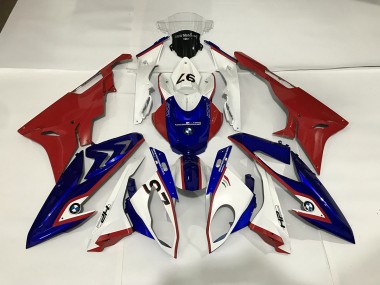 09-14 Alien Blau & Weiß S1000RR Motorrad Verkleidung