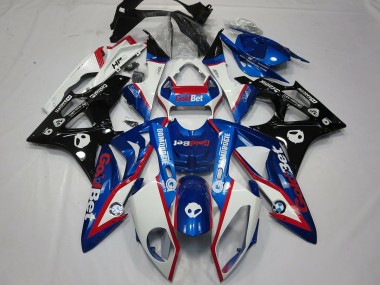 09-14 Alien Blau & Weiß S1000RR Motorrad Verkleidung