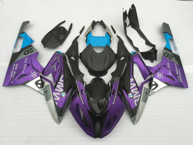 09-14 Alien Blau & Weiß S1000RR Motorrad Verkleidung 09-14 Alien Blau & Weiß S1000RR Motorrad Verkleidung