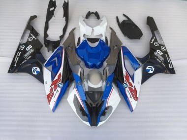 09-14 Alien Blau & Weiß S1000RR Motorrad Verkleidung