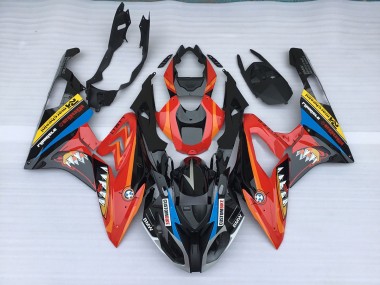 09-14 Alien Blau & Weiß S1000RR Motorrad Verkleidung