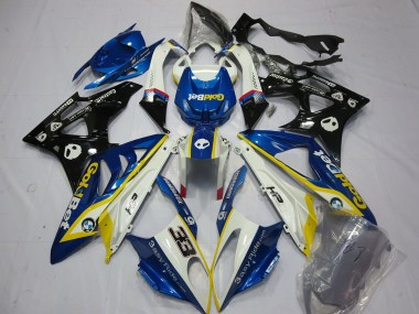 09-14 Alien Blau & Weiß S1000RR Motorrad Verkleidung