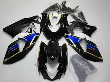 09-16 Blau & Gold GSXR 1000 Motorrad Verkleidung