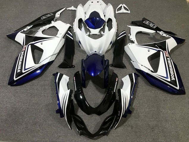 09-16 Blau Schwarz & Weiß GSXR 1000 Motorrad Verkleidung 09-16 Blau Schwarz & Weiß GSXR 1000 Motorrad Verkleidung