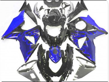 09-16 Blaue Flamme GSXR 1000 Motorrad Verkleidung