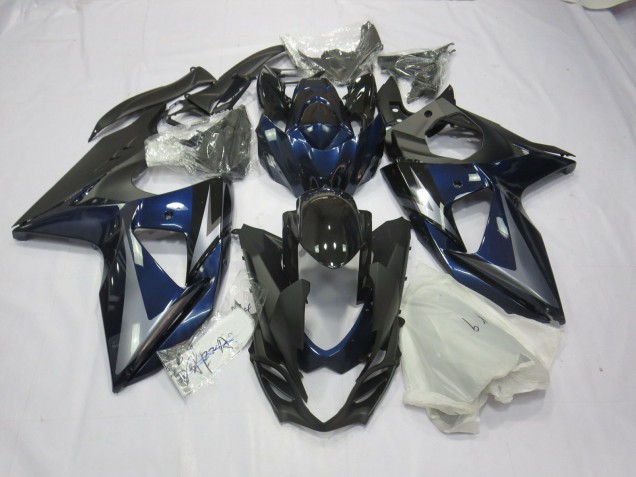 09-16 Blausilber & Schwarz GSXR 1000 Motorrad Verkleidung 09-16 Blausilber & Schwarz GSXR 1000 Motorrad Verkleidung