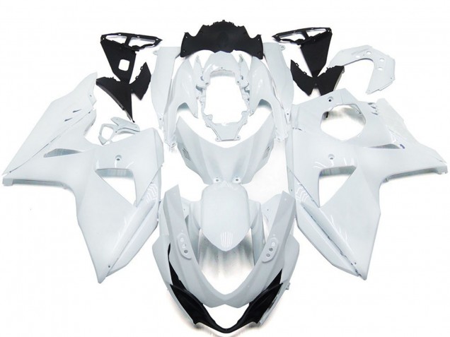 09-16 Einfarbig Glänzend Weiß GSXR 1000 Motorrad Verkleidung 09-16 Einfarbig Glänzend Weiß GSXR 1000 Motorrad Verkleidung