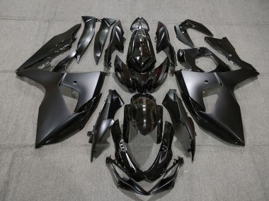 09-16 Glanz & Matt Schwarz Stil GSXR 1000 Motorrad Verkleidung