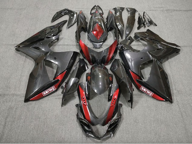 09-16 Kohlefaser Rot GSXR 1000 Motorrad Verkleidung 09-16 Kohlefaser Rot GSXR 1000 Motorrad Verkleidung