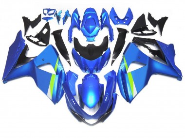 09-16 Matt Blau GSXR 1000 Motorrad Verkleidung