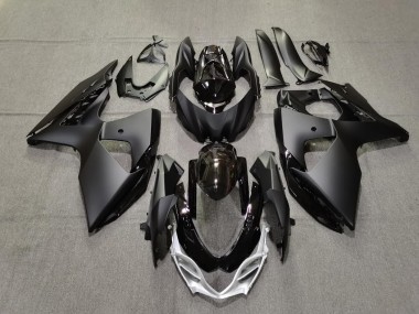 09-16 Schlichte Matt & Glänzendes Schwarz GSXR 1000 Motorrad Verkleidung
