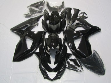 09-16 Weiß Schwarz & Blau GSXR 1000 Motorrad Verkleidung