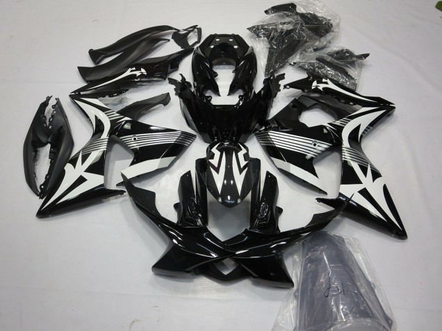 09-16 Schwarz & Weiß GSXR 1000 Motorrad Verkleidung 09-16 Schwarz & Weiß GSXR 1000 Motorrad Verkleidung