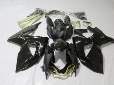 09-16 Schwarz-Matt Glänzend Silber Glänzend GSXR 1000 Motorrad Verkleidung