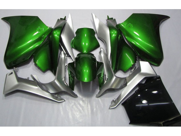 10-13 Dunkelgrün & Silber VFR1200 Motorrad Verkleidung 10-13 Dunkelgrün & Silber VFR1200 Motorrad Verkleidung